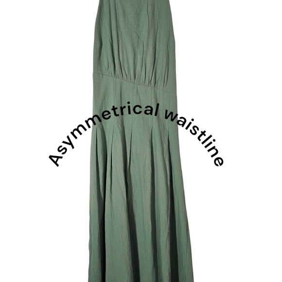 Free People Free-est Cotton Halter Midi Dress•M•NWOT - Picture 5 of 11